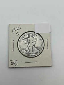 1921 S Half Dollar Walking Liberty - Picture 1 of 2