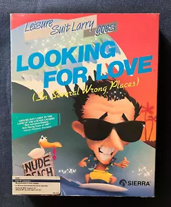 LEISURE SUIT LARRY GOES LOOKING FOR LOVE ATARI ST SIERRA 3.5" BIG BOX RETROGAME - Picture 1 of 11