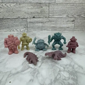 Necros Fortress Keshi 7 Figure Lot Muscle MIMP Minifigures Vintage Japan Look - Picture 1 of 8