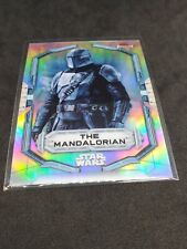 Star Wars Topps Finest 2022 Base Silver Refractor The Mandalorian 89