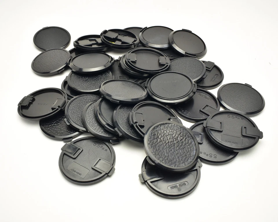 Unbranded 55mm Front Lens Cap Lot Qty-30  (#T653) - Image 1 of 1