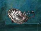 Vintage BEREFORD Silver Plate SCALLOP BUTTER Dish