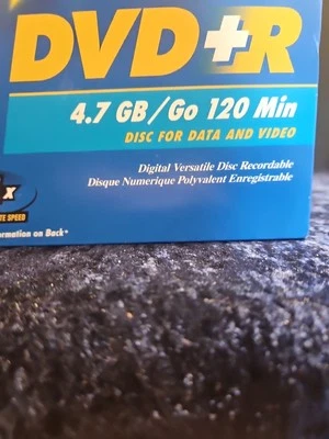 Fujifilm DVD+R 10 Pack Recordable 4.7 GB 120 Min w/ Jewel Cases Sealed@P - Image 1 of 4
