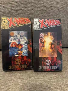 X-Men Creators’ Choice VHS Sealed Brand New Volume 1 and 2 - Picture 1 of 3