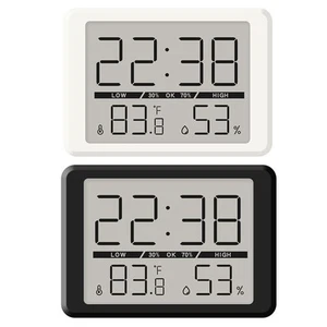 Stilvolle Mini Uhr mit Temperatur- und Luftfeuchtigkeitsanzeige für jeden Raum - Bild 1 von 36