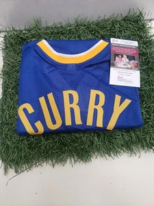 Stephen Curry Golden State Warriors Signed Autographed Pro Style Blue Jersey JSA - Picture 1 of 3