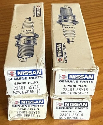 Nissan NGK Spark Plugs 22401-55Y15NGK BKR5E-11 Vg5 - Image 1 of 2