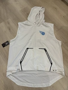 NUOVO Nike NFL Tennessee Titans felpa con cappuccio senza maniche sul campo 909587-100 Dri-Fit XXL - Foto 1 di 10