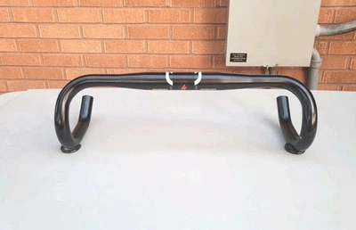 Specialized 42cm Black AL-6061 Alloy Short Drop Bar Handlebars Gravel Road  - Image 1 of 4