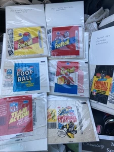 1981 Topps Football Wax Pack Wrapper, No Cards -70 WRAPPERS TOTAL - Picture 1 of 15