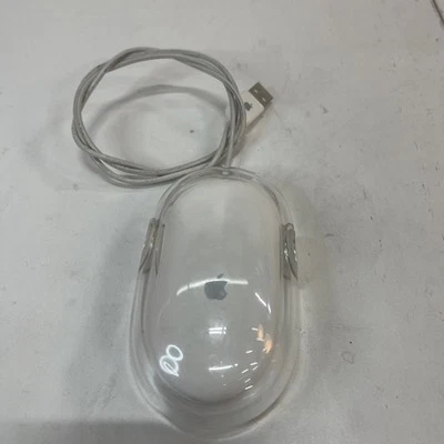 Vintage Apple Original OEM Wired USB Pro Model Mouse for Mac Clear M5769 Tested - Image 1 of 4