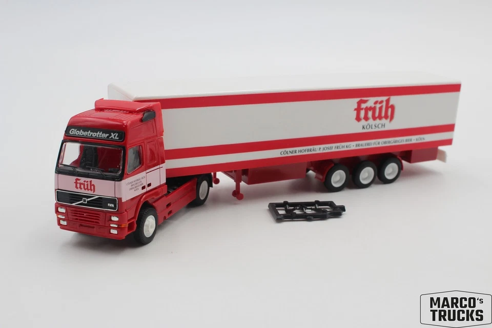 Albedo Volvo FH16 box semitrailer truck "Früh Kölsch" Cologne 1:87 /AL1639 - Image 1 of 1