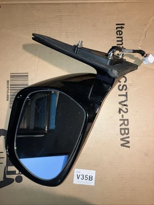 Espejo retrovisor lateral izquierdo lado del conductor Lexus GX470 2003-2009 OEM negro usado OEM Foto 1 de 4