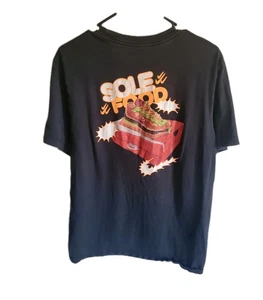 Nike Sole Food Humor T-Shirt Graphic Print Mens Large  - Picture 1 of 11