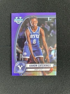 2024-25 Bowman Chrome University Kanon Catchings 1st Purple /399! BYU Cougars - Picture 1 of 2