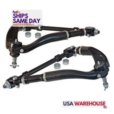 Spc 97170, Pair of 55-57 Chevy Adjustable C ontrol Arm Black Steel Performance - Image 1 of 4