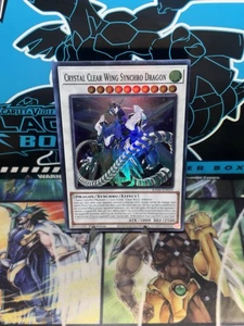 Crystal Clear Wing Synchro Dragon RA04-EN059 Quarter Century Stampede 1st... - Picture 1 of 1