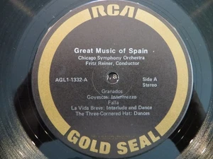 Chicago Symphony Orch – Great Music Of Spain - 1975 LP VG RECORD ONLY - NO COVER - Picture 1 of 5