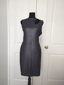 Bar III Essentials Metallic Black Dress Size Small Mini - Picture 1 of 7