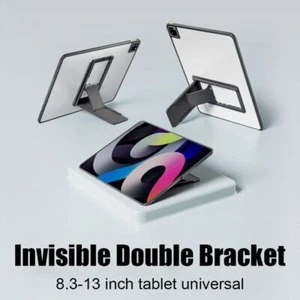 Paste Type Desktop Tablet Stand Portable Kickstand for iPad Universal - Photo 1/13