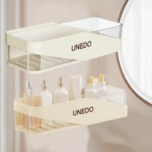 Punch-free Cosmetic Storage Rack Plastic Makeup Organizer for Home - Picture 1 of 8