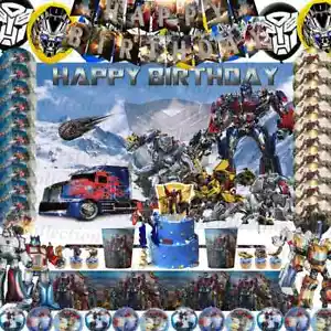 Party Supplies Transformers Movie Party Decoration Children kids Birthday props - Picture 1 of 3
