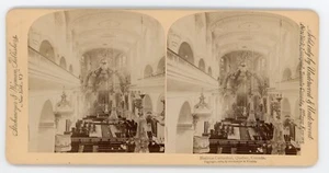 Vue Stéréo PHOTO photographie, CANADA Québec intérieur de la basilique - Imagen 1 de 2