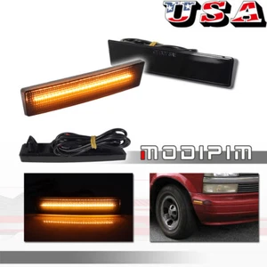 2x Smoke Amber Side Marker Parking Lights For 95-05 Chevy Astro / GMC Safari Van - Picture 1 of 10