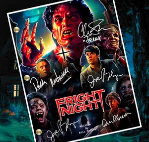 Fright Night Script Signed, Autograph Reprints, Full Screenplay Horror Vampire - Picture 1 of 7
