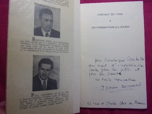 AUTOGRAMMVERSAND an D.Combette / KÖRBE FÜR GEHÖRLOSE Paul Vincensini - Bild 1 von 4