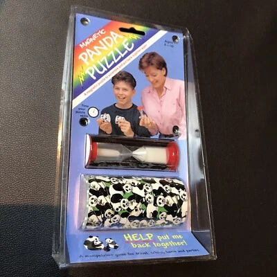 New PUZZLE ·A· ROUND Vintage Puzzle Game 1997 Spin Timer-Panda Design - Image 1 of 4