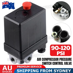 Heavy Duty 90 PSI -120 PSI 240V Air Compressor Pressure Switch Control Valve AU - Picture 1 of 9