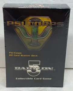 Babylon 5 Collectible Card Game CCG - Psi-Corps Starter 60 Card Deck Sealed - Picture 1 of 4