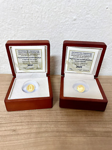 Greece 50 Euro 2020 - 2021 Proof Coins (2 pieces) Gold .999