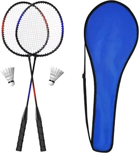 Raquetas de bádminton de 3 piezas con volante para niños adultos juego de deportes al aire libre - Imagen 1 de 1