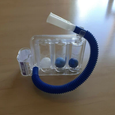 Atemtrainer Atemtraining TRI-BALL® Leventon, Lungentrainer Atemgymnastik