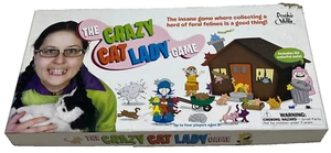 THE CRAZY CAT LADY GAME : Rare 2013 Game By Archie McPhee (FREE UK P&P) - Picture 1 of 6