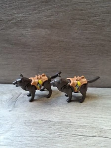 Playmobil Zubehör Tiere 2 X Wolf - Picture 1 of 1
