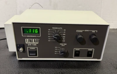Linear UV-106 Absorbance Detector Model 0106-0000 UNTESTED AS IS - Image 1 of 2