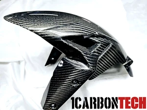 2019-2020-2021-2022-2023-2024-25 KAWASAKI ZX-6R ZX-636 GUARDABARROS FIBRA CARBONO REAL - Imagen 1 de 7