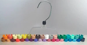 100 marcadores de tamaño colgador a presión tallas de prendas, donas, bagels, cubos, tallador - Imagen 1 de 35