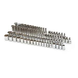 Husky Mechanic Sets Multi-Tool 1/2 in Drive 12-Point Sockets Chrome (82-Pieces)