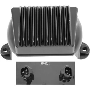 Drag Specialties 2112-0792 Black Solid-State Regulator for 06-08 Touring - Image 1 of 1