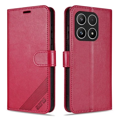 Para Xiaomi 15T, Funda Cartera Antigolpes Magnética Abatible Cuero Cartera Tarjeta Cubierta Foto 1 de 4
