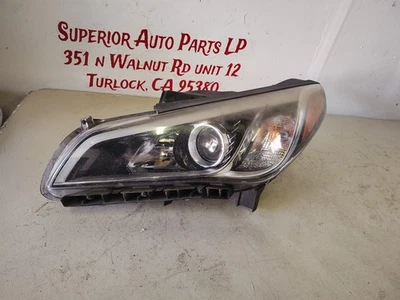 Conjunto de faros laterales izquierdos LED DRL halógenos Hyundai Sonata 2015-2017 OEM  Foto 1 de 4