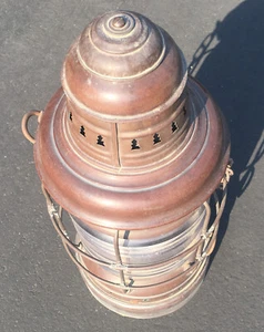 Vintage Large Marine Bridge Ship Lamp Lantern Light Navigation Signal 23” Perko - Picture 1 of 12