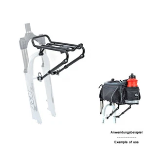AUTHOR Fahrrad Gepäckträger ACR-30 vorn Aluminium Gabelmontage 5Kg schwarz - Bild 1 von 1