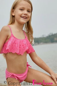 Bikini fille Dear Lover, rose, taille S (4 ans) - Photo 1/5