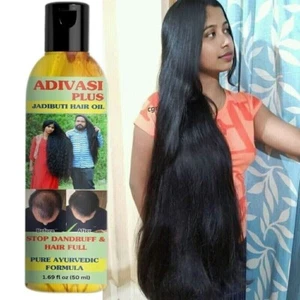 Indian Hair Growth Oil, Veganic Natural Hair Growth Oil Hair Care 50ml / 1.7 oz - Picture 1 of 14