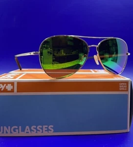 Spy Optic Whistler Gold Happy Bronze With Green Spec Mirror 673424274225 NIB - Picture 1 of 13